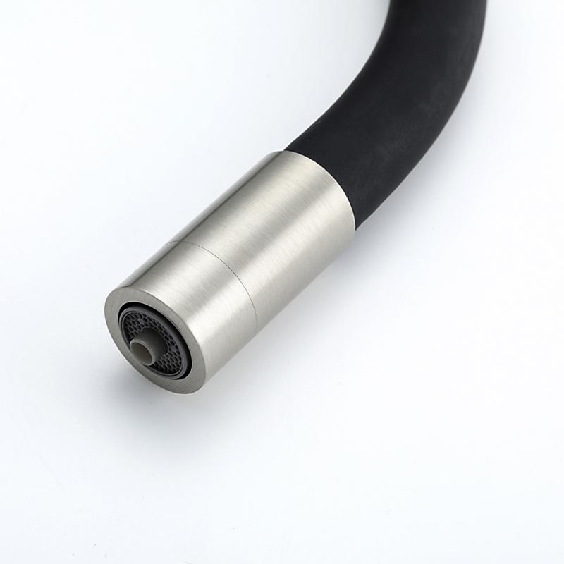 Смеситель для кухни под фильтр с гибким изливом Frap F4396-5, сатин — изображение 5