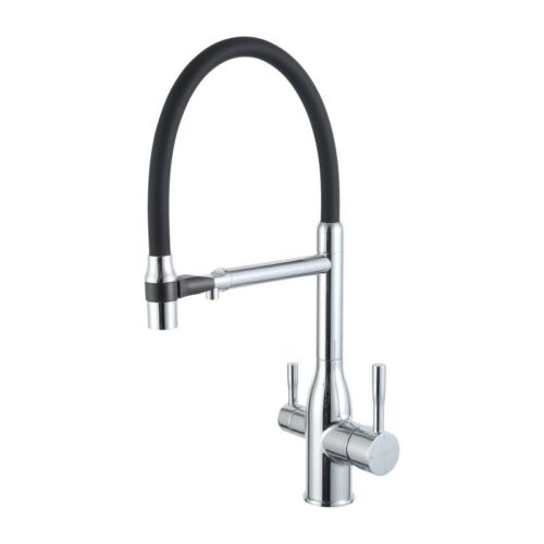 Смеситель для кухни под фильтр с гибким изливом Frap F4398