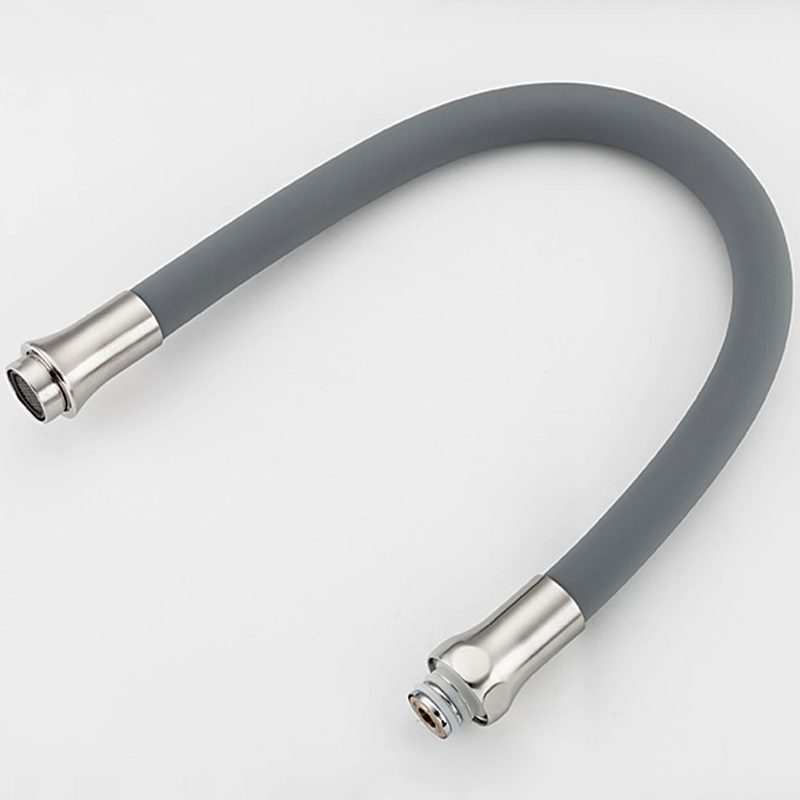 Смеситель для кухни с гибким изливом Frap F4448, сатин — изображение 5