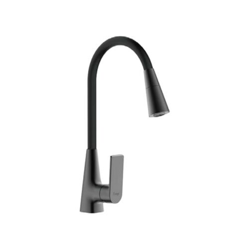 Смеситель для кухни с гибким изливом Frap F4471-6, чёрный