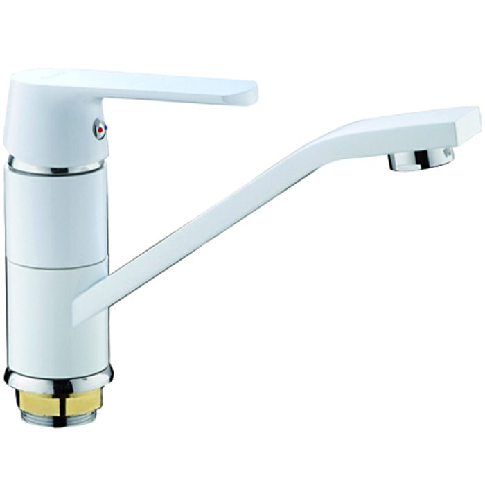 Смеситель для кухни Frap F4531, белый/хром