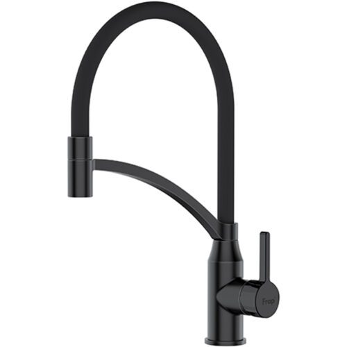 Смеситель для кухни с гибким изливом Frap F4552-6, чёрный