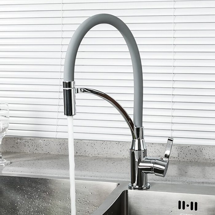 Смеситель для кухни с гибким изливом Frap F4552 — изображение 3