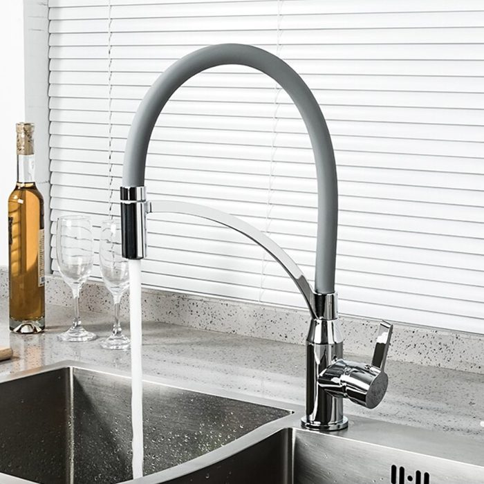 Смеситель для кухни с гибким изливом Frap F4552 — изображение 4