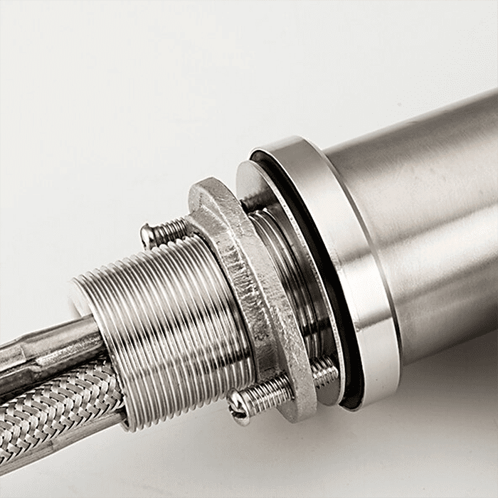 Смеситель для кухни с выдвижным изливом Frap F60899, сатин — изображение 8