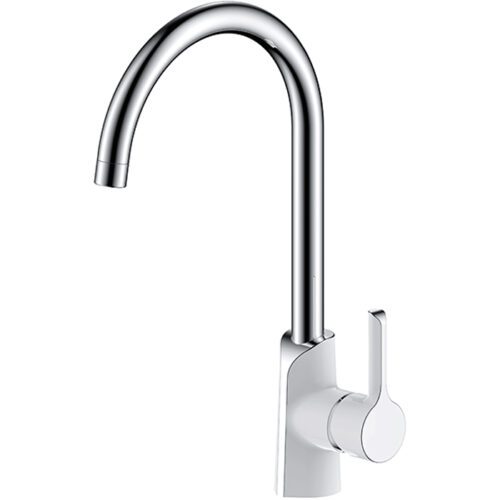 Смеситель для кухни Gappo G4003-8, белый/хром