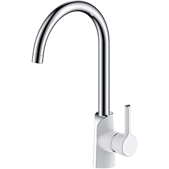 Смеситель для кухни Gappo G4003-8, белый/хром