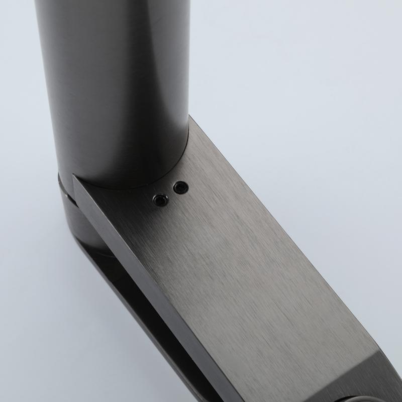 Смеситель для умывальника Frap F10201-9, оружейная сталь — изображение 7