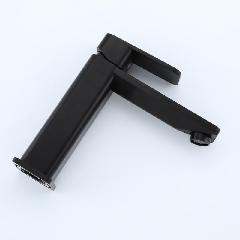 Смеситель для умывальника Frap F10202-6, чёрный — изображение 3