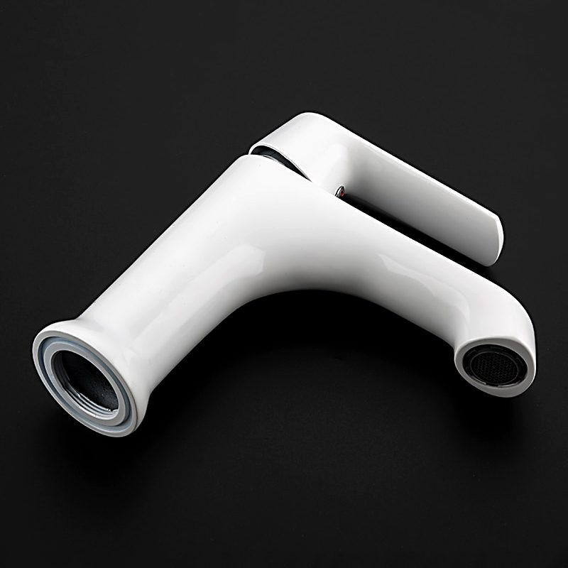 Смеситель для умывальника Frap F1031, белый/хром — изображение 3