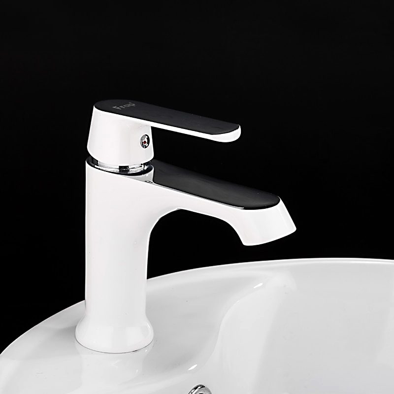 Смеситель для умывальника Frap F1031, белый/хром — изображение 8