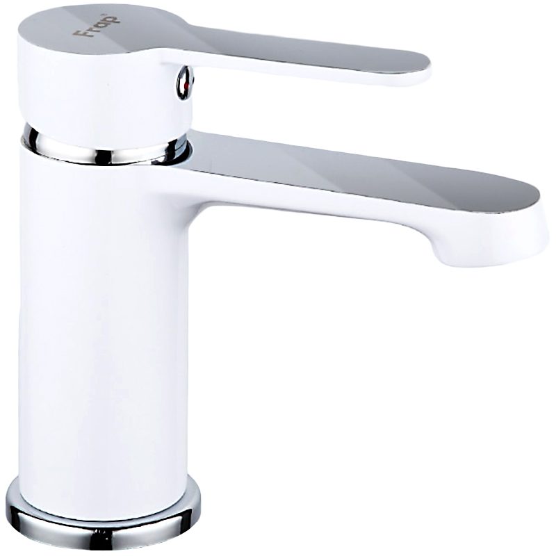 Смеситель для умывальника Frap F1041, белый/хром