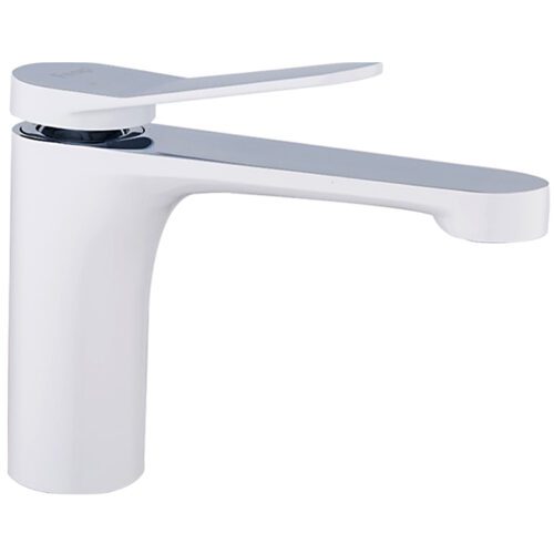 Смеситель для умывальника Frap F1045, белый/хром