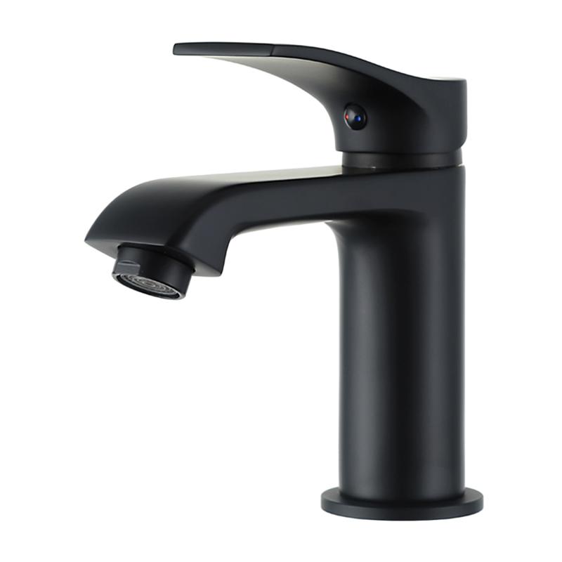 Смеситель для умывальника Frap F1075-6, чёрный