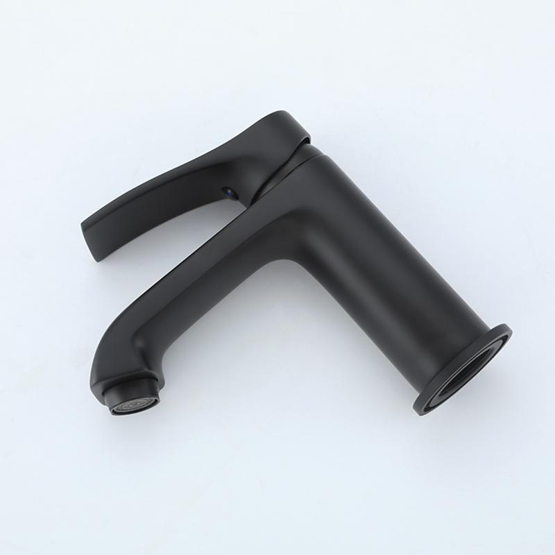 Смеситель для умывальника Frap F1075-6, чёрный — изображение 3