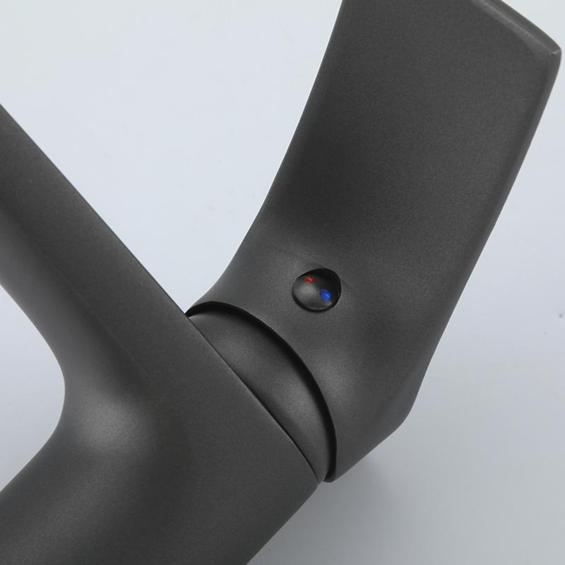 Смеситель для умывальника Frap F1075-9, оружейная сталь — изображение 7