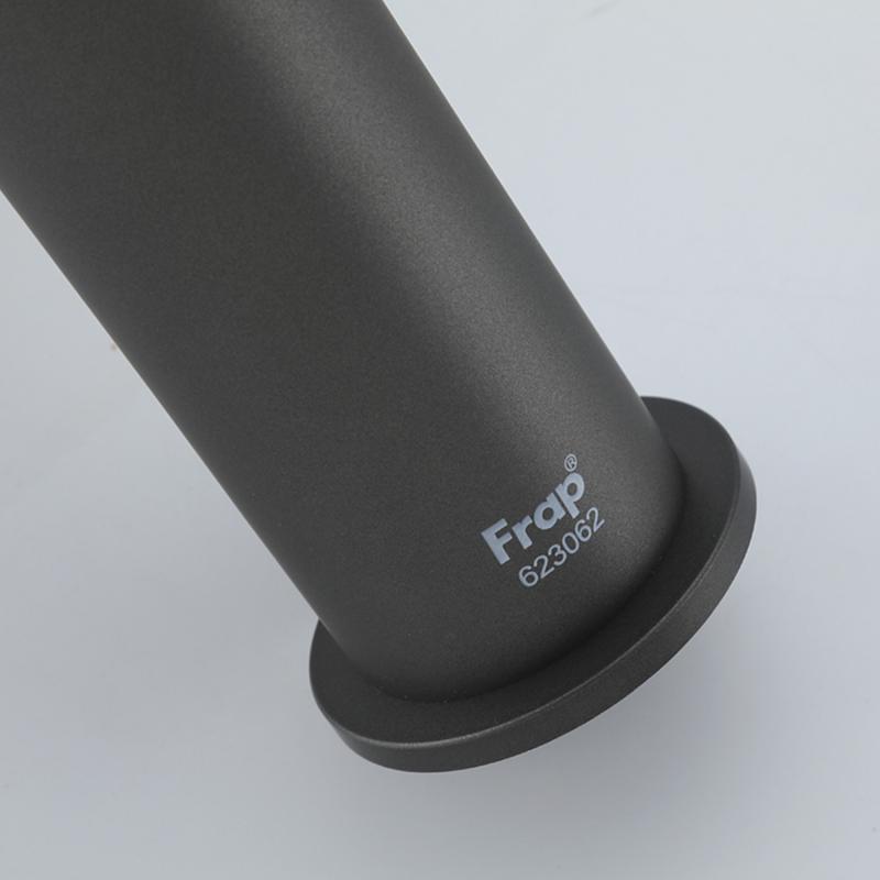 Смеситель для умывальника Frap F1075-9, оружейная сталь — изображение 8