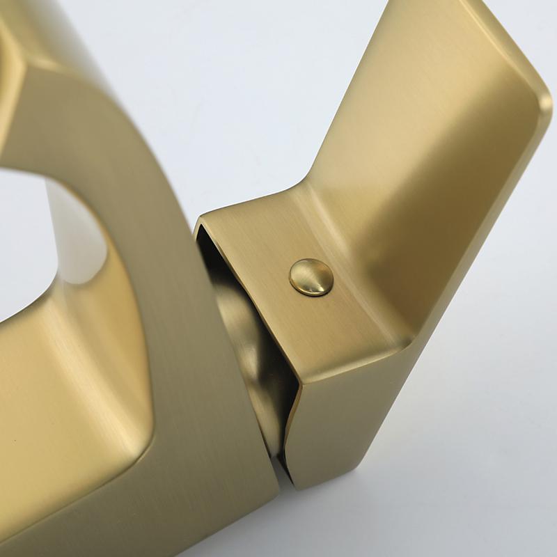 Смеситель для умывальника Frap F1076-3, золотой сатин — изображение 5