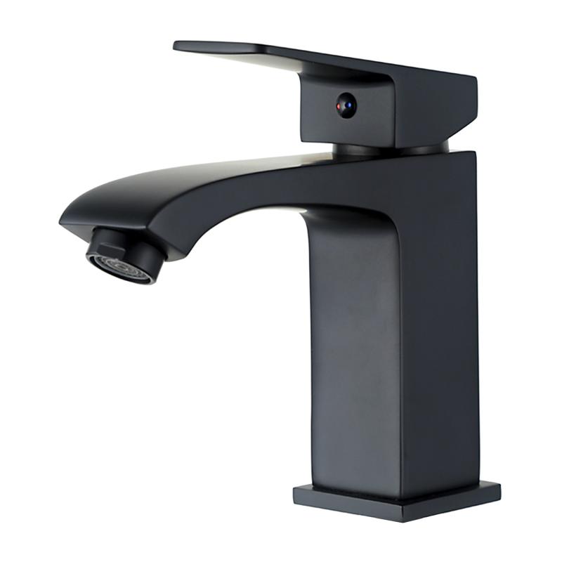 Смеситель для умывальника Frap F1076-6, чёрный