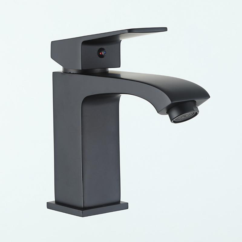 Смеситель для умывальника Frap F1076-6, чёрный — изображение 10