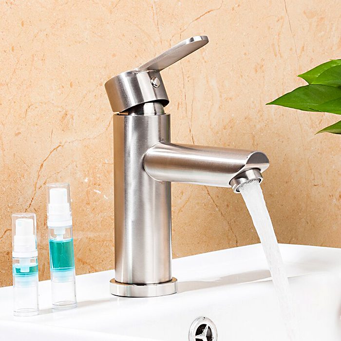 Смеситель для умывальника Frap F10801, сатин — изображение 10