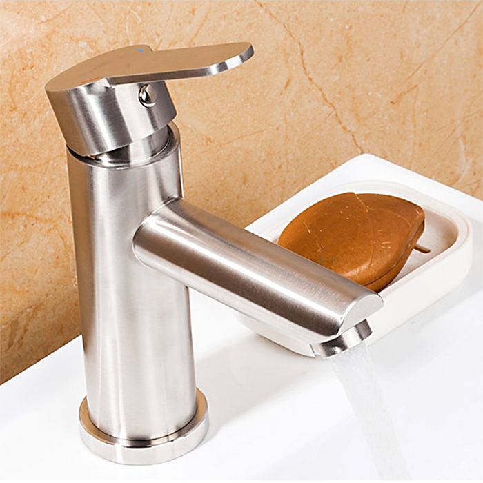 Смеситель для умывальника Frap F10801, сатин — изображение 11