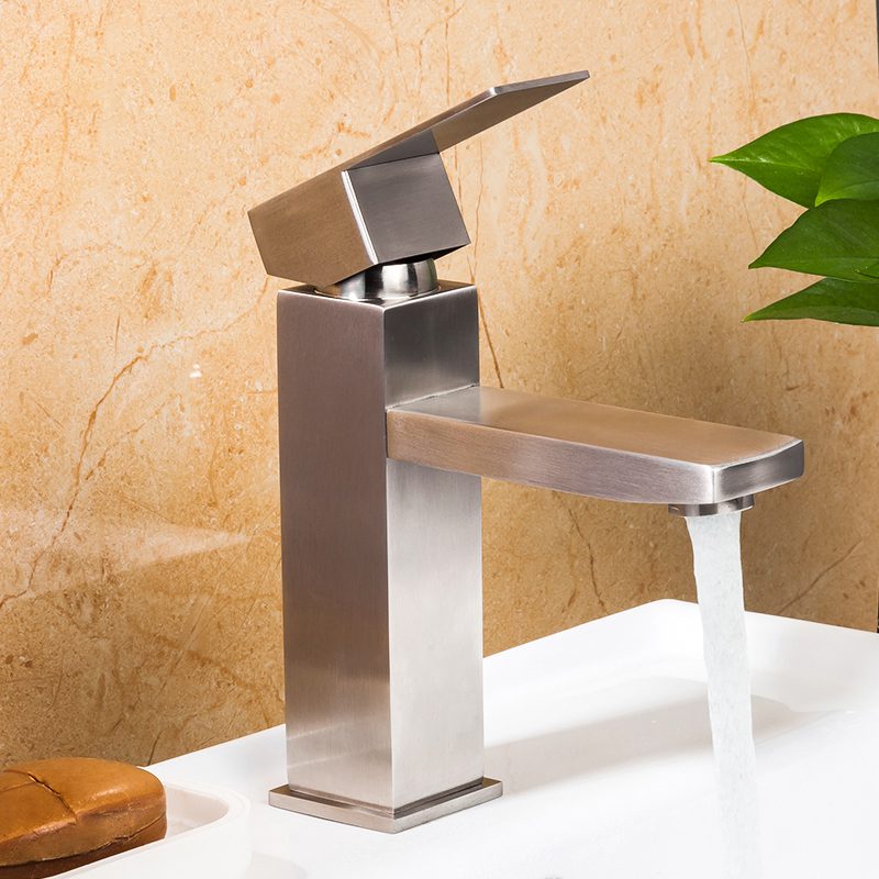 Смеситель для умывальника Frap F10802, сатин — изображение 9