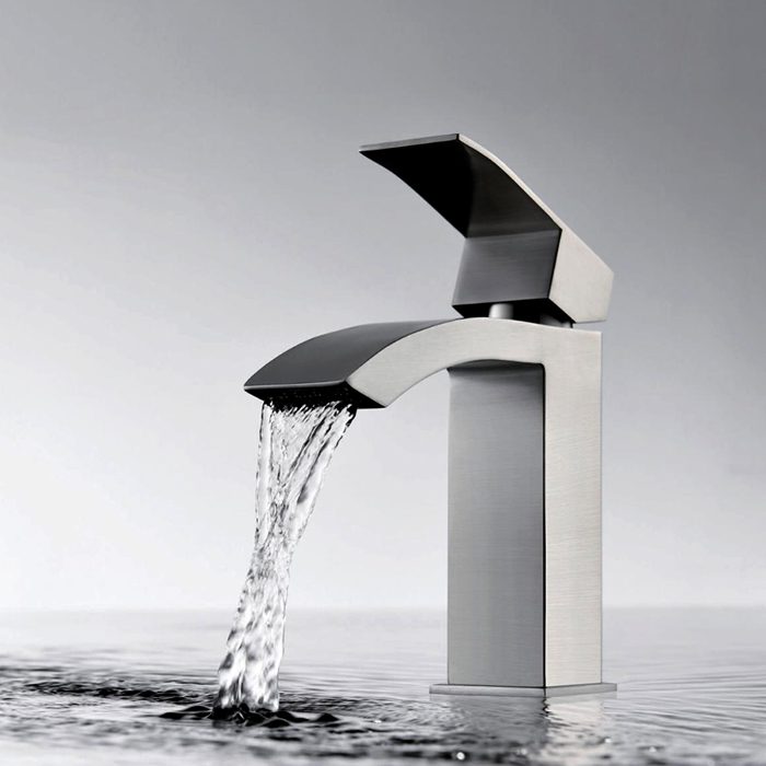 Смеситель для умывальника Frap F10803, сатин — изображение 3