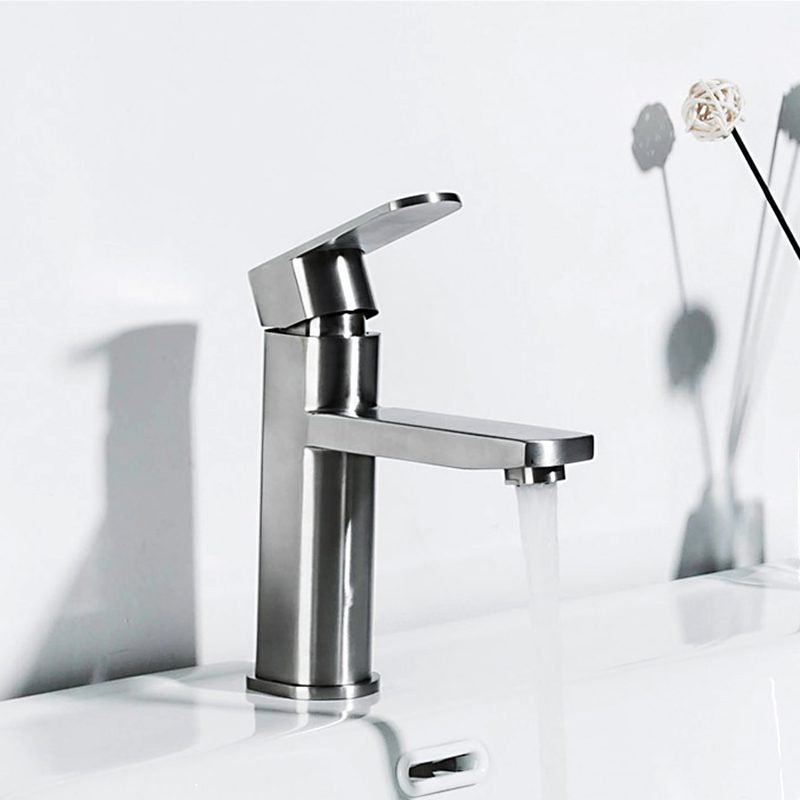 Смеситель для умывальника Frap F10805, сатин — изображение 9