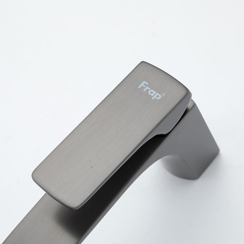 Смеситель для умывальника Frap F1087-9, оружейная сталь — изображение 8