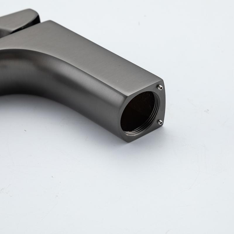 Смеситель для умывальника Frap F1087-9, оружейная сталь — изображение 11