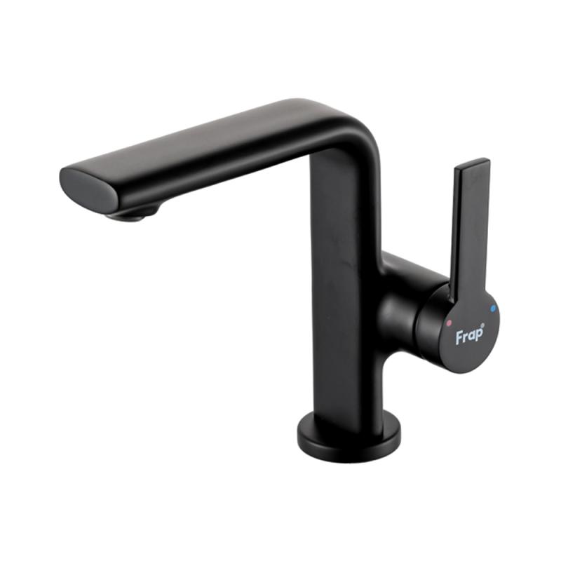 Смеситель для умывальника Frap F1088-6, чёрный