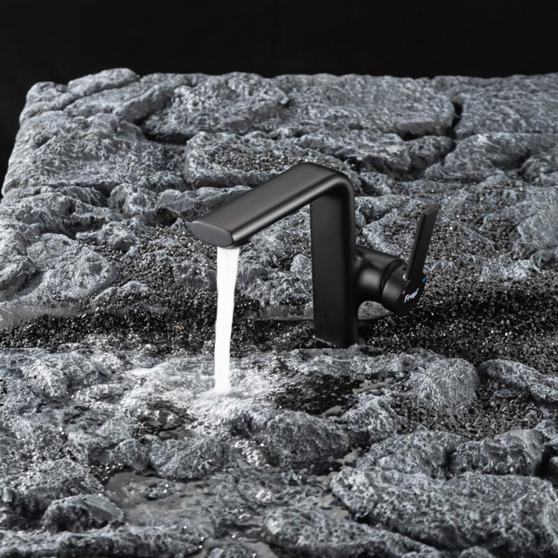 Смеситель для умывальника Frap F1088-6, чёрный — изображение 3