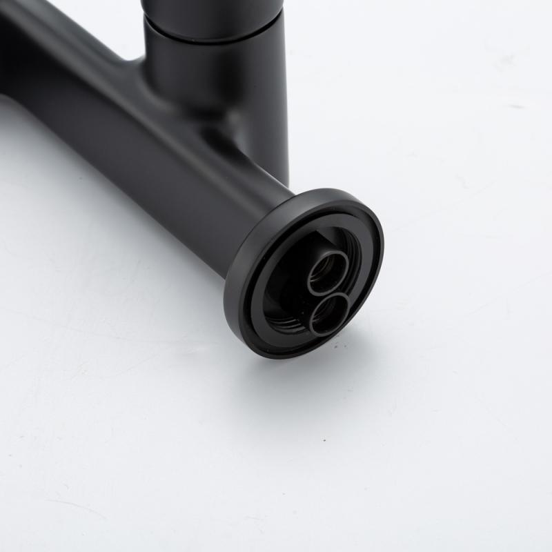 Смеситель для умывальника Frap F1088-6, чёрный — изображение 8