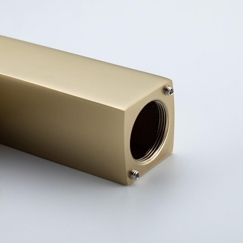 Смеситель для умывальника Frap F1090-3, золотой сатин — изображение 11