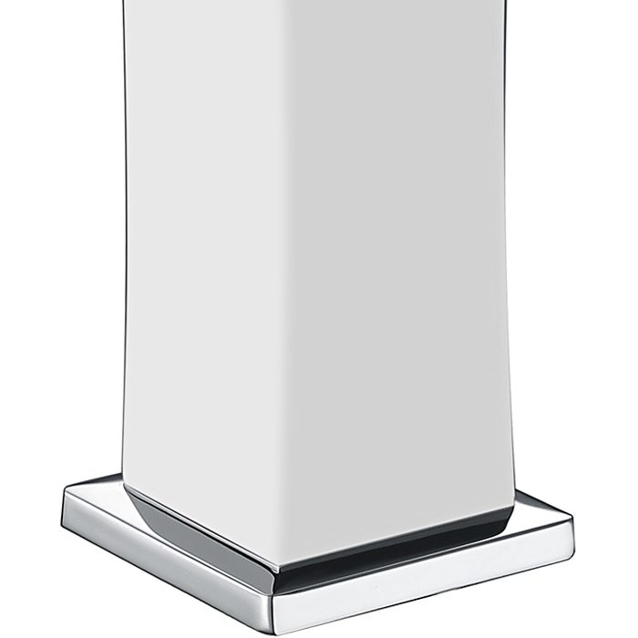 Смеситель для умывальника Gappo G1007-30, хром/белый — изображение 4