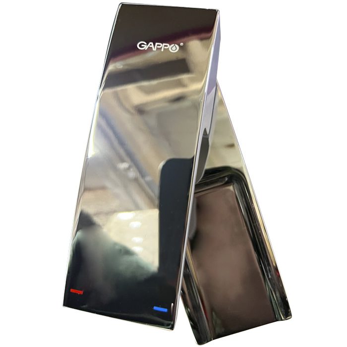 Смеситель для умывальника Gappo G1007-30, хром/белый — изображение 7