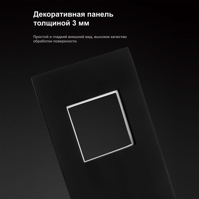 Смеситель скрытого монтажа для умывальника Gappo G1017-16, чёрный — изображение 8