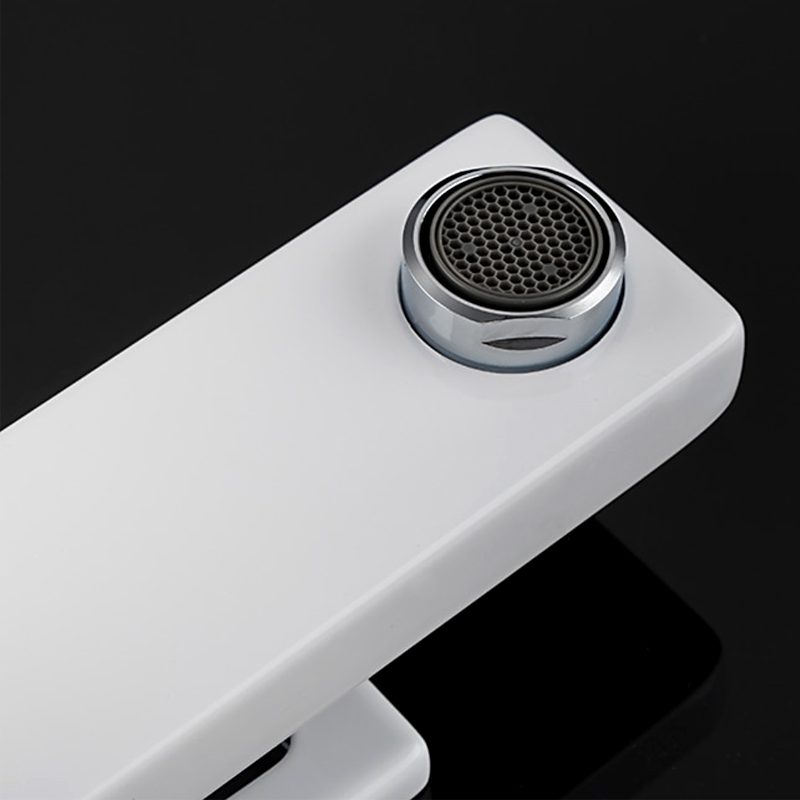 Смеситель для умывальника Gappo G1017-8, белый/хром — изображение 5