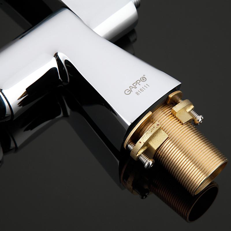 Смеситель для умывальника с душевой лейкой Gappo G1204 — изображение 6