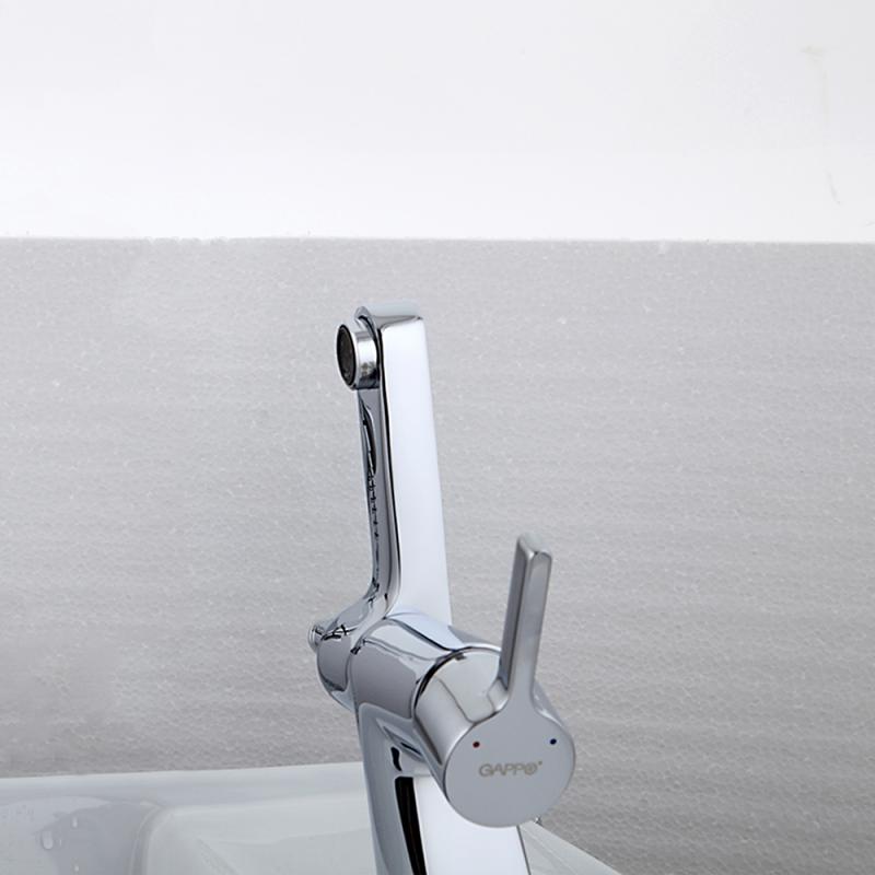 Смеситель для умывальника с душевой лейкой Gappo G1204 — изображение 11