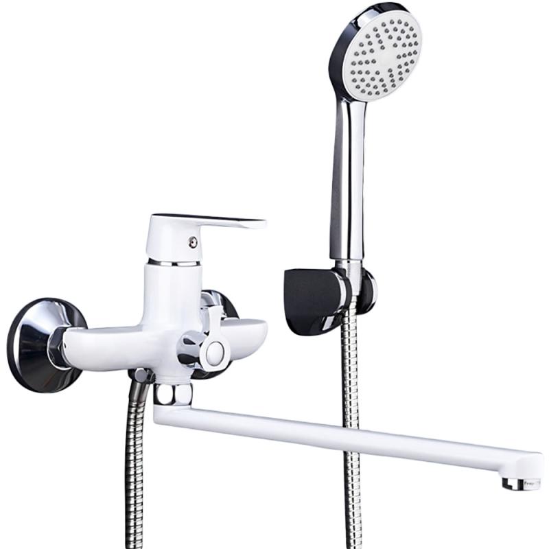 Смеситель для ванны Frap F2231, белый/хром