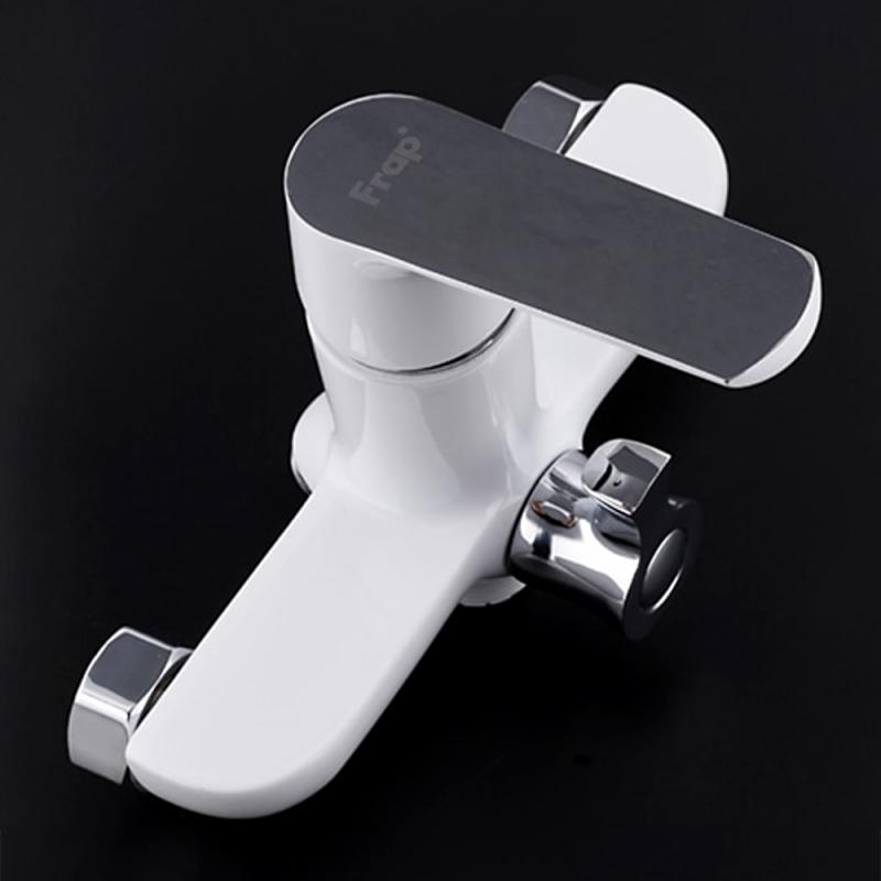 Смеситель для ванны Frap F2231, белый/хром — изображение 3