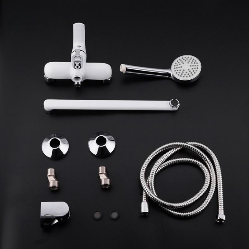 Смеситель для ванны Frap F2231, белый/хром — изображение 7