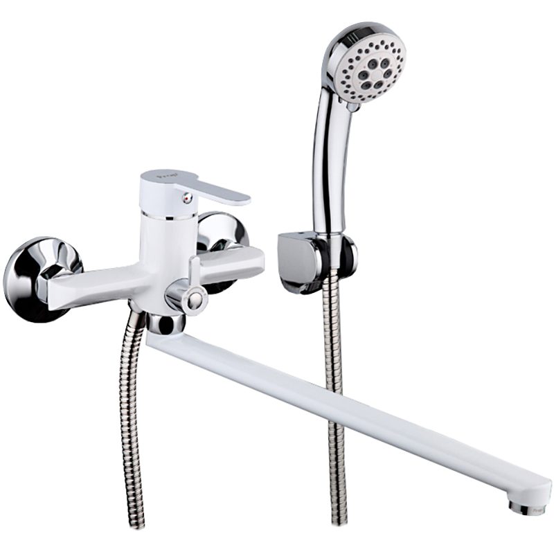 Смеситель для ванны Frap F2241, белый/хром