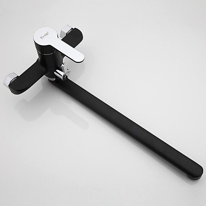 Смеситель для ванны Frap F2242, чёрный/хром — изображение 3