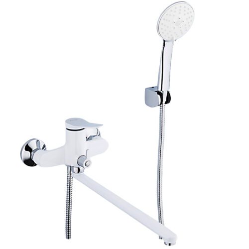 Смеситель для ванны Frap F2245, белый/хром