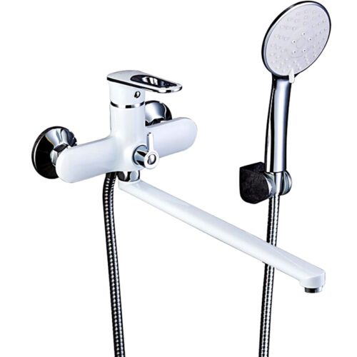 Смеситель для ванны Frap F2249, белый/хром