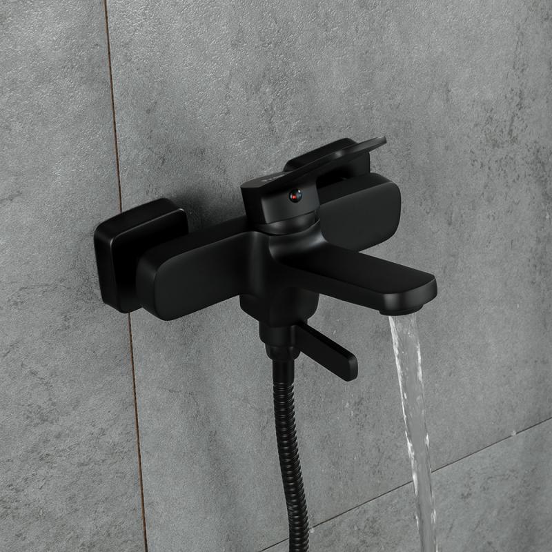 Смеситель для ванны Frap F3262, чёрный — изображение 12