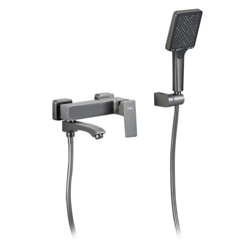 Смеситель для ванны Frap F3276-9, оружейная сталь